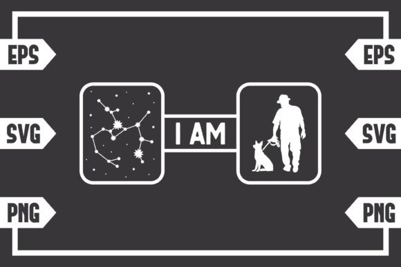 Download Sagittarius Star Sign and Guy with Dog. - Star sign Collection