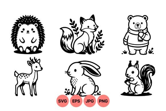 Download Cute Woodland Animal SVG Pack - Woodland animal svg Collection