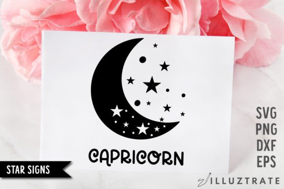 Download Capricorn SVG Cut File | Star Sign - Star sign Collection