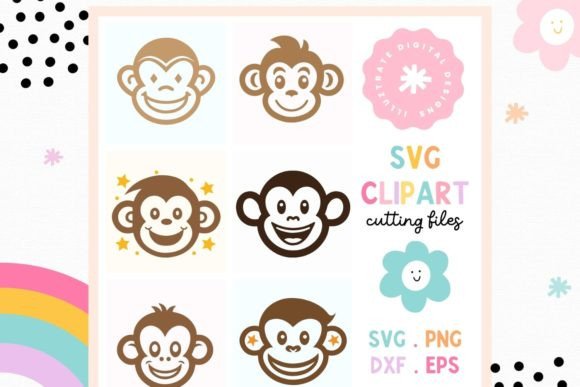 Download Cheeky Monkey SVG Cut File Bundle - Monkey svg Collection